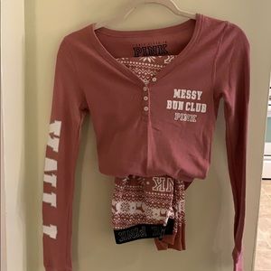 Comfy PINK pajama set